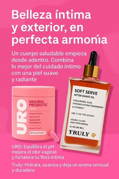 SUPER COMBO SALUD ÍNTIMA! TRULY + URO: EL DÚO QUE TRANSFORMA TU ZONA V🍓
