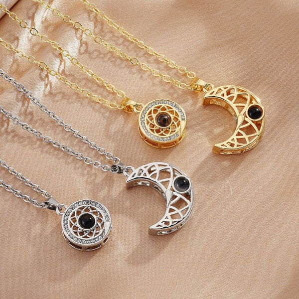 Collar de pareja Complementario Sol y Luna