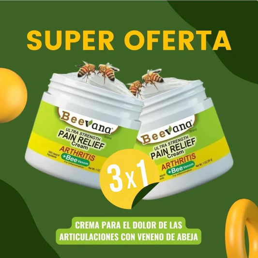 BEEVANA™ 3X1 🎁┃Crema Avanzada De Huesos y Articulaciones