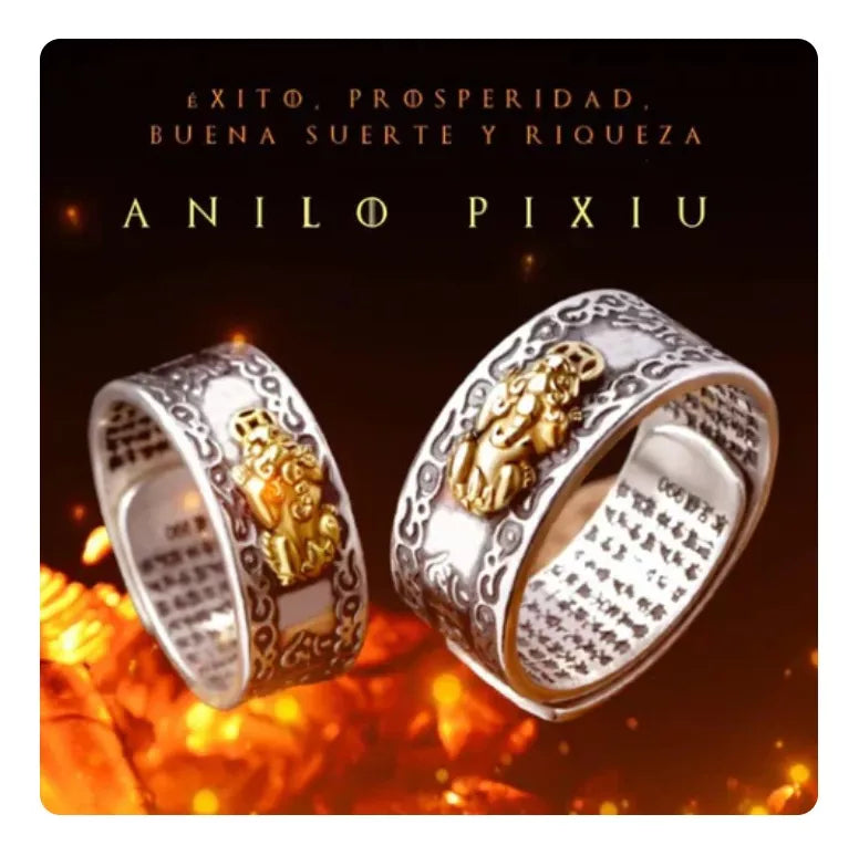 Anillo Feng Shui Buda + Monedas Chinas de Regalo para la prosperidad🎁🔥