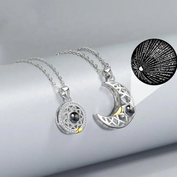 Collar de pareja Complementario Sol y Luna