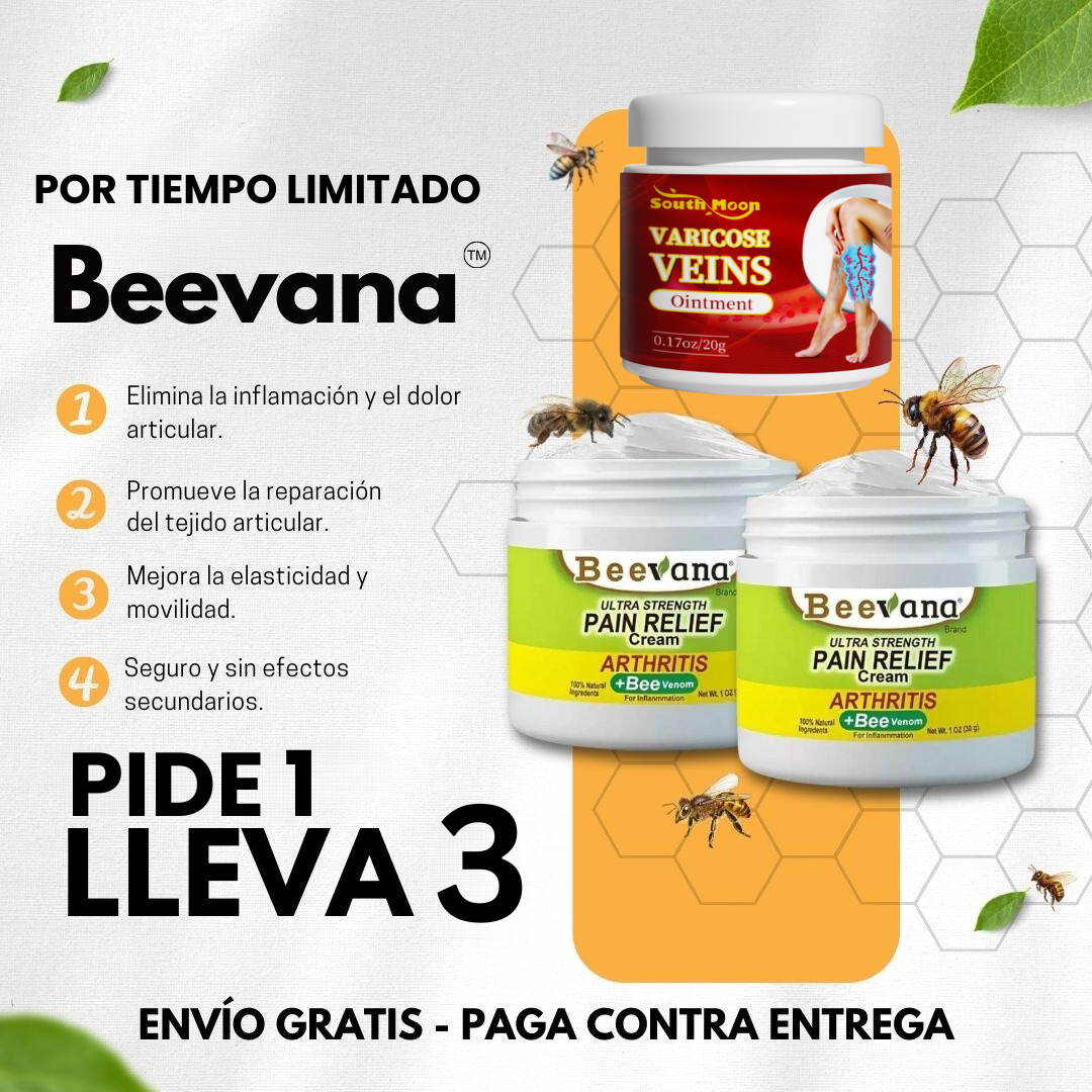 BEEVANA™ 2X1 🎁┃Crema Avanzada De Huesos y Articulaciones